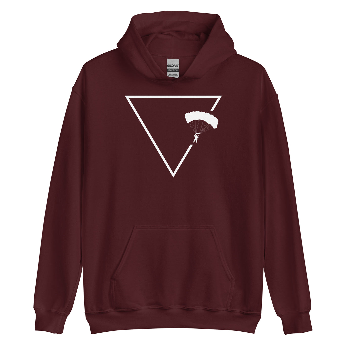 Dreieck 1 und Paragleiten - Unisex Hoodie berge xxx yyy zzz Maroon