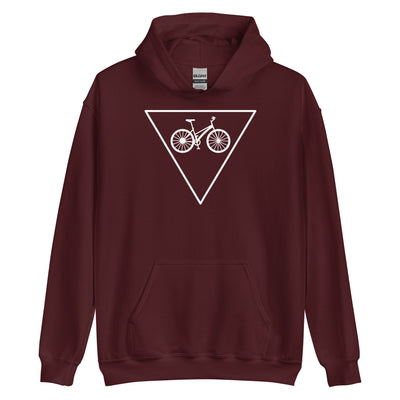 Dreieck und Fahrrad - Unisex Hoodie fahrrad xxx yyy zzz Maroon