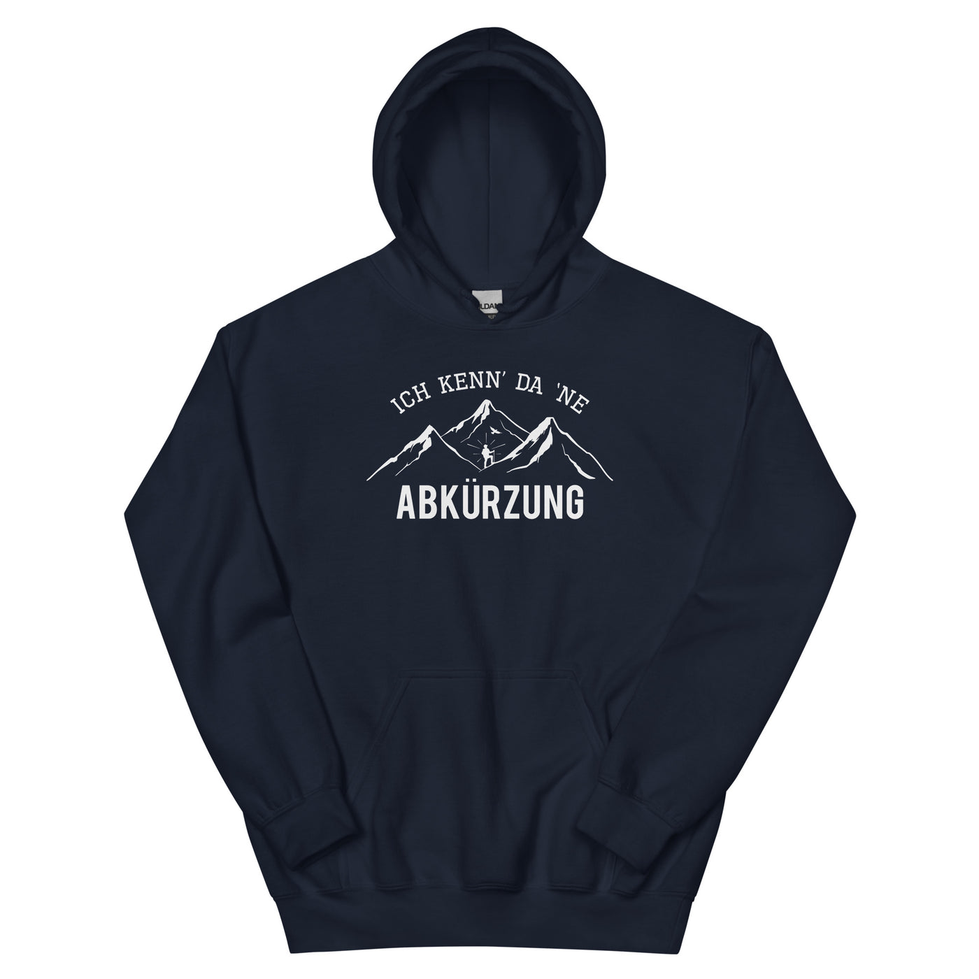 Ich Kenne Da Ne Abkürzung - Unisex Hoodie berge wandern Navy