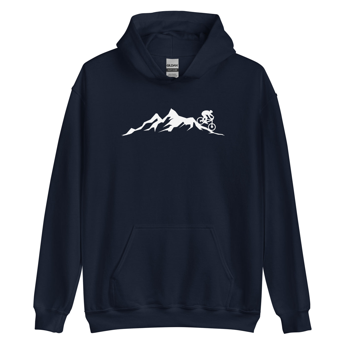 Mountain - Mountainbike - Unisex Hoodie mountainbike Navy