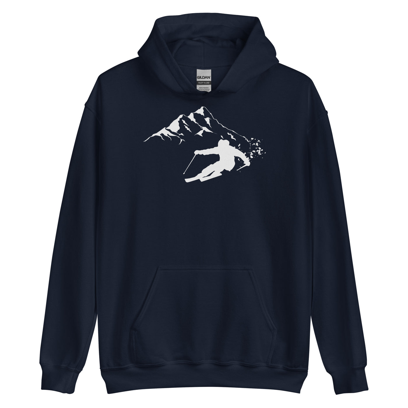 Tiefschnee Skier - Unisex Hoodie ski Navy