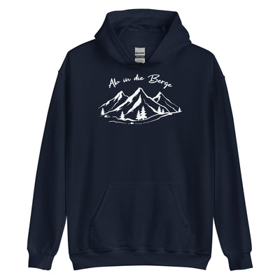 Ab In Die Berge - Unisex Hoodie berge wandern Navy