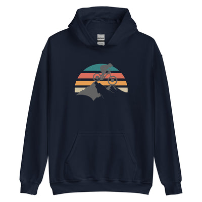 Mountainbike Vintage - Unisex Hoodie mountainbike Navy