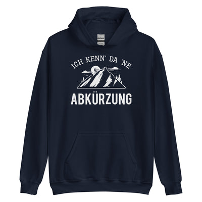 Ich Kenn Da Ne Abkürzung - Unisex Hoodie mountainbike Navy