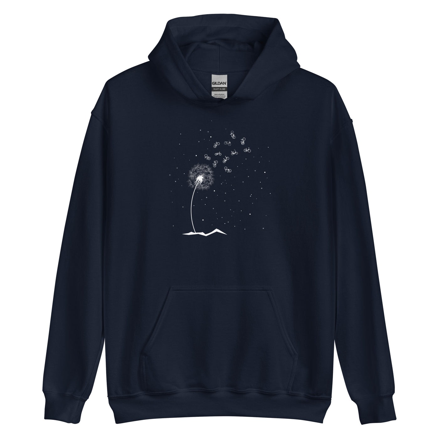 Pusteblume Fahrräder - Unisex Hoodie fahrrad mountainbike Navy