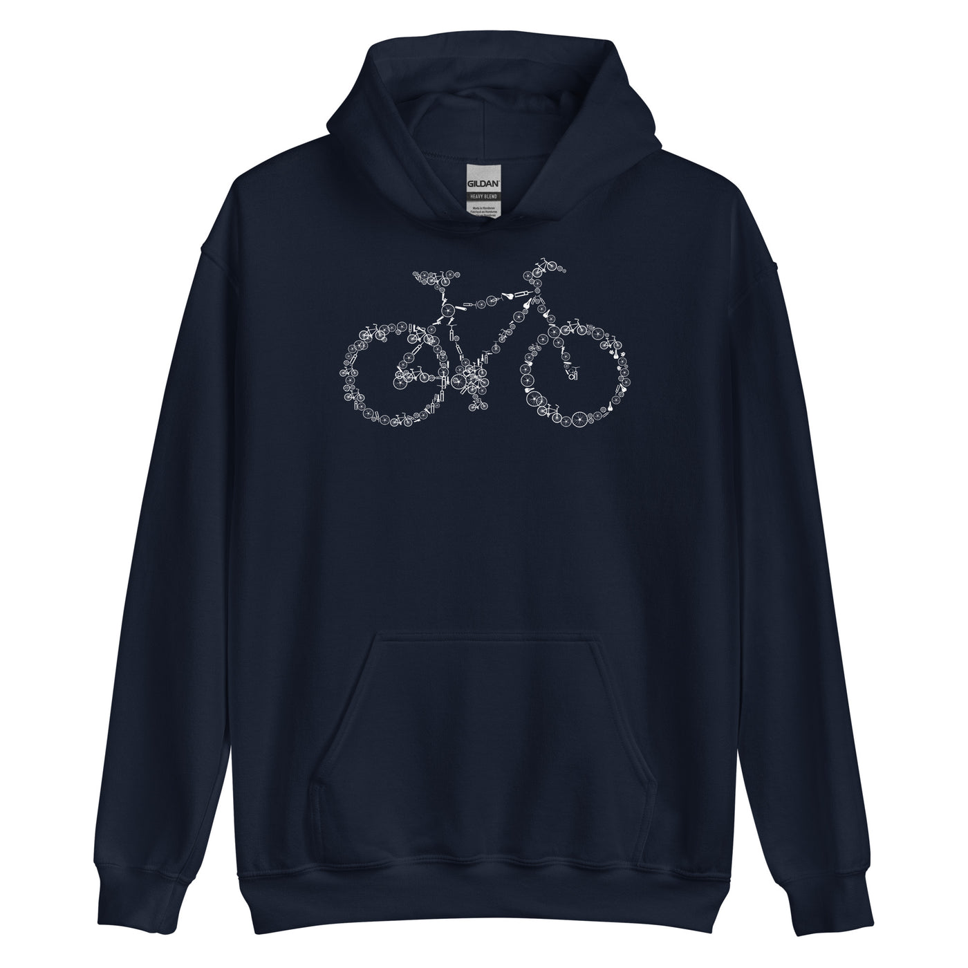 Fahrrad Kollektiv - Unisex Hoodie fahrrad mountainbike Navy