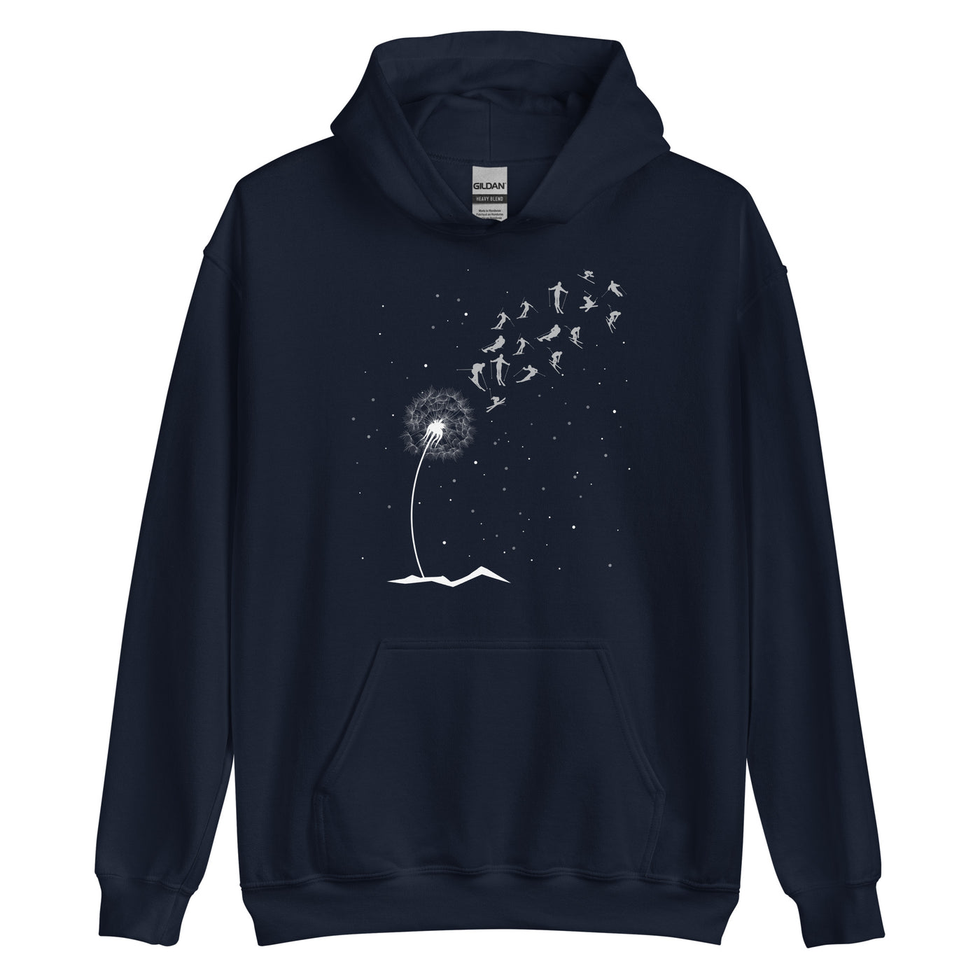 Ski Pusteblume - Unisex Hoodie ski Navy