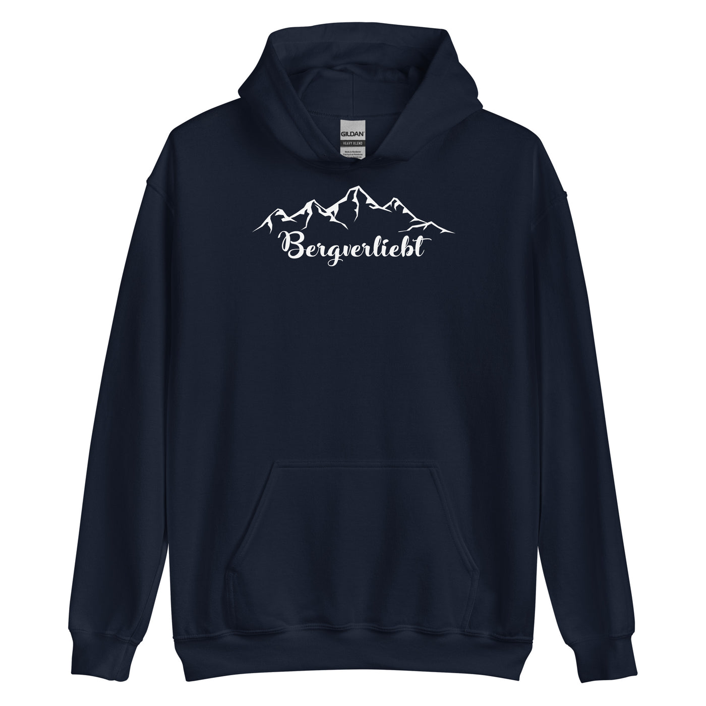 Bergverliebt (13) - Unisex Hoodie berge Navy