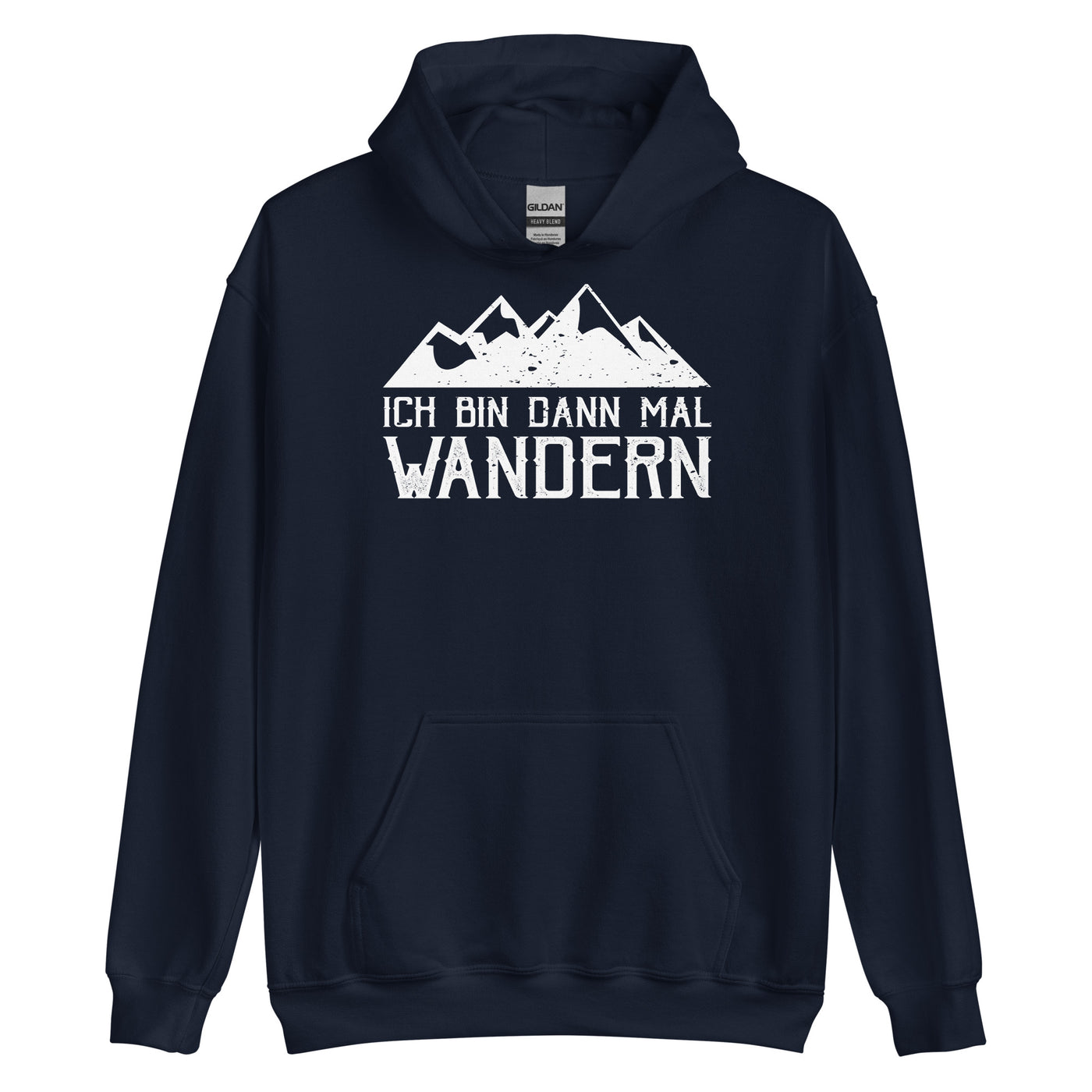 Ich Bin Dann Mal Wandern - Unisex Hoodie wandern Navy