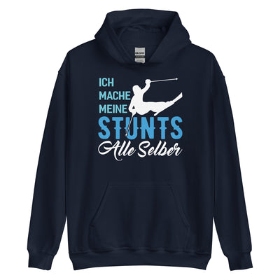 Ich mache meine Stunts alle selber - (S.K) - Unisex Hoodie klettern xxx yyy zzz Navy