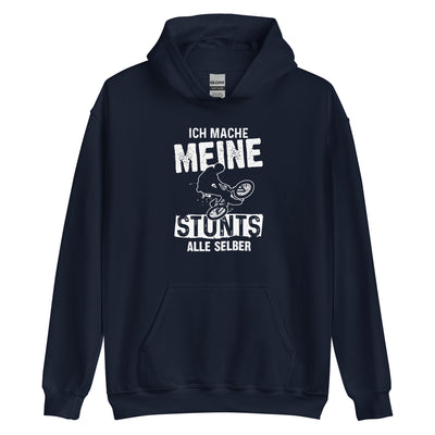 Ich mache meine Stunts alle selbst - (M) - Unisex Hoodie xxx yyy zzz Navy