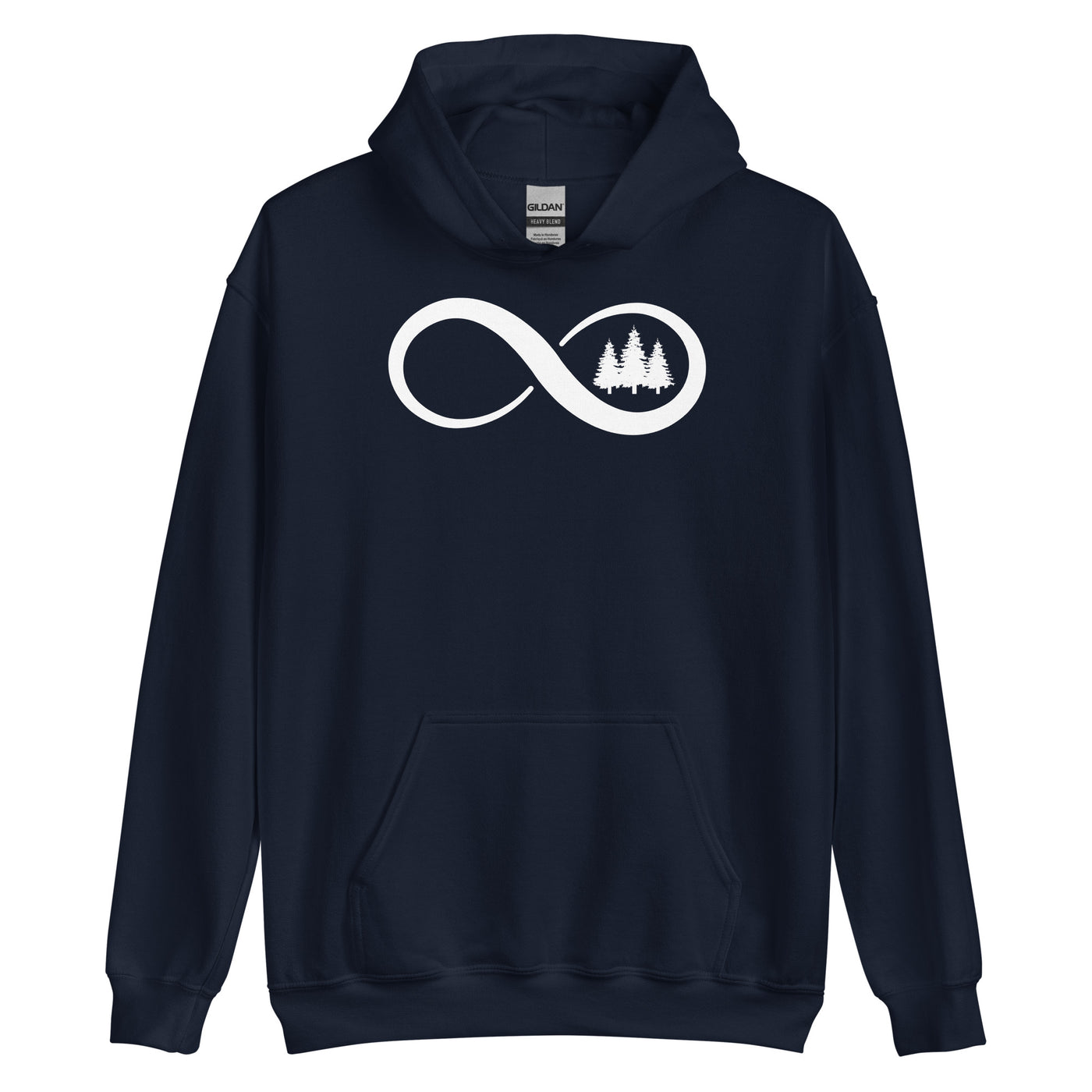 Infinity and Tree - Unisex Hoodie camping xxx yyy zzz Navy