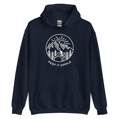 Keep it Simple - Unisex Hoodie fahrrad xxx yyy zzz Navy