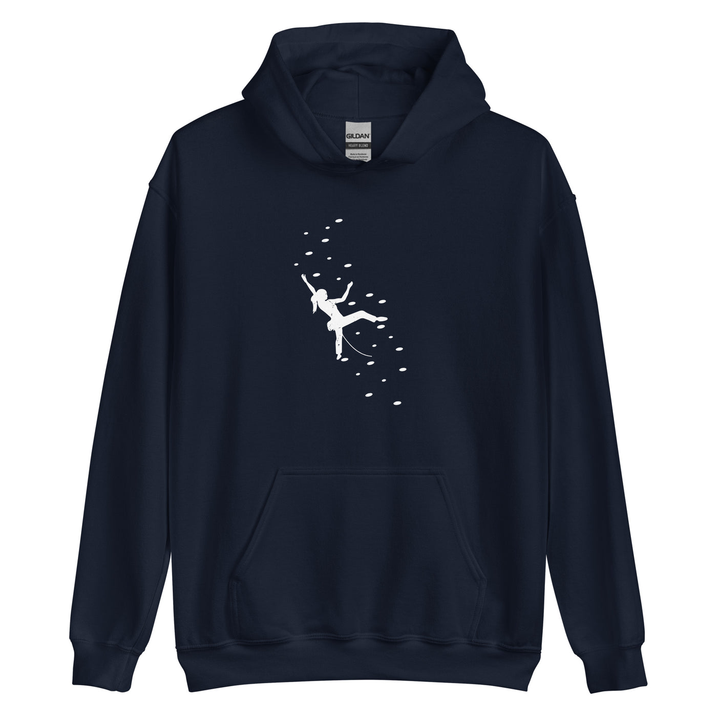 Klettergirl - Unisex Hoodie klettern xxx yyy zzz Navy