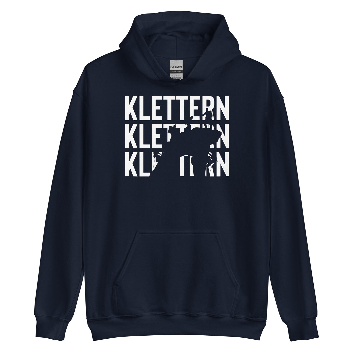 Klettern - Unisex Hoodie klettern xxx yyy zzz Navy