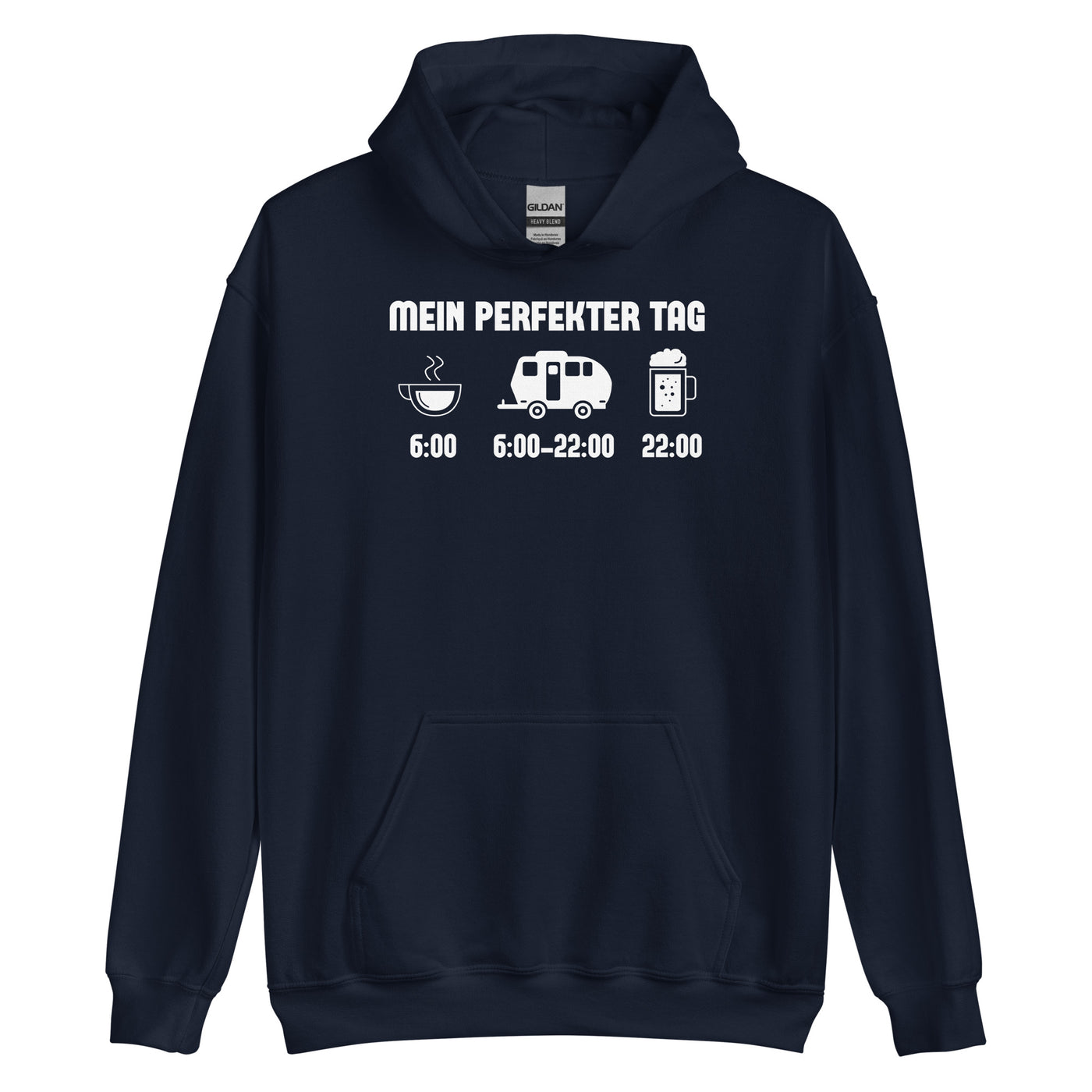 Mein Perfekter Tag 2 - Unisex Hoodie camping xxx yyy zzz Navy