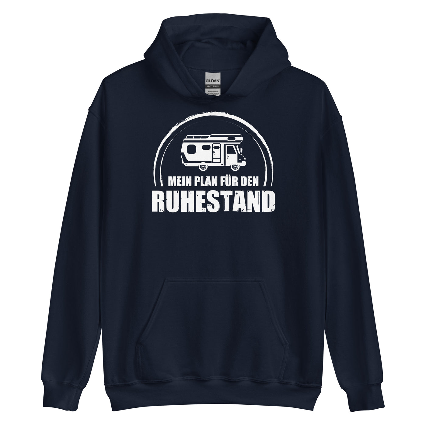 Mein Plan Fur Den Ruhestand - Unisex Hoodie camping xxx yyy zzz Navy