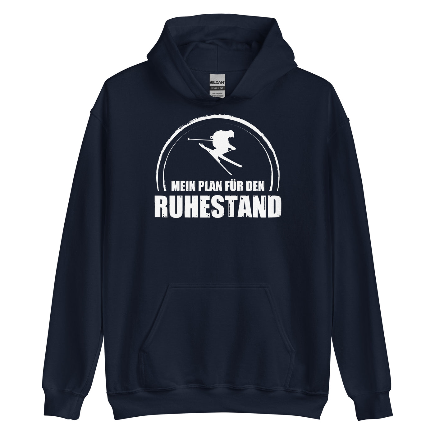 Mein Plan Fur Den Ruhestand - Unisex Hoodie klettern ski xxx yyy zzz Navy