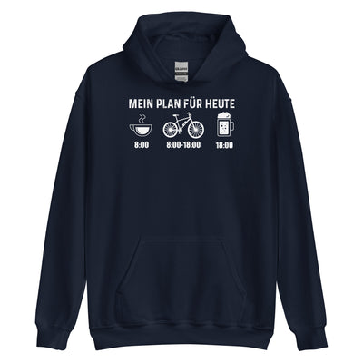 Mein Plan Für Heute - Unisex Hoodie e-bike xxx yyy zzz Navy