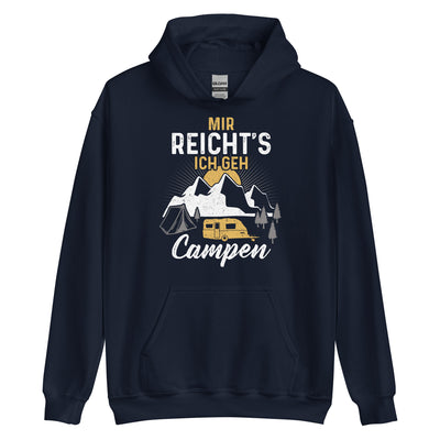 Mir reichts ich geh Campen - Unisex Hoodie camping xxx yyy zzz Navy