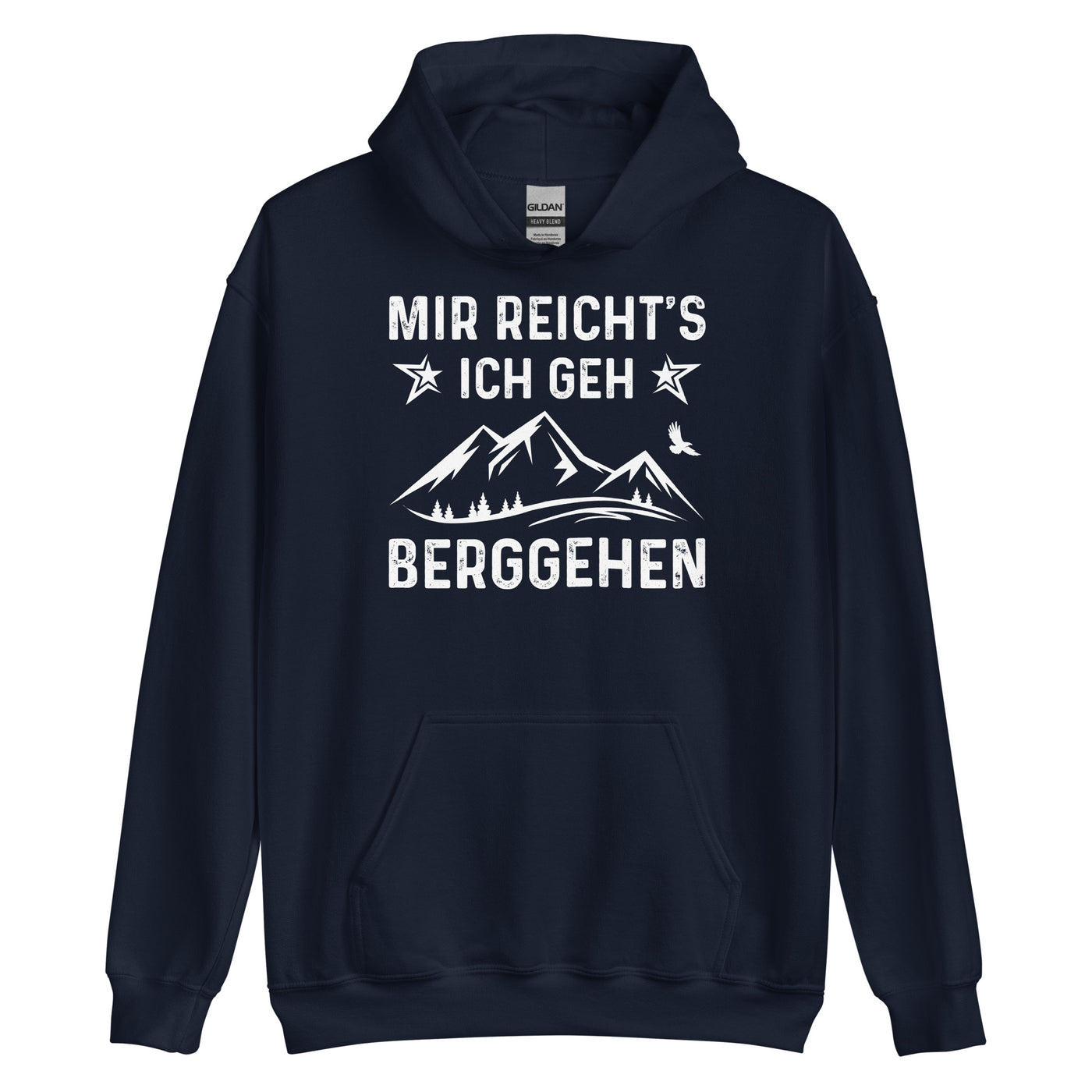 Mir Reicht's Ich Gen Berggehen - Unisex Hoodie berge xxx yyy zzz Navy