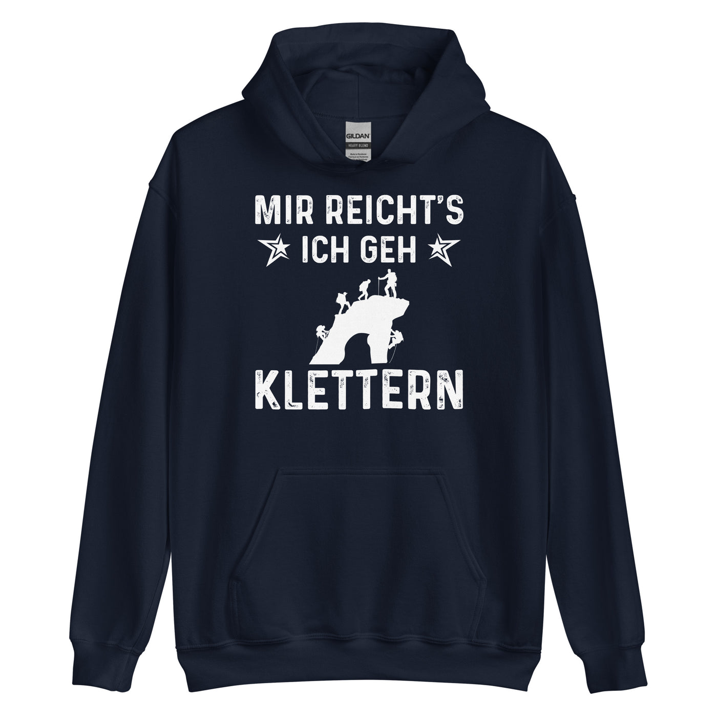 Mir Reicht's Ich Gen Klettern - Unisex Hoodie klettern xxx yyy zzz Navy