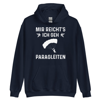 Mir Reicht's Ich Gen Paragleiten - Unisex Hoodie berge xxx yyy zzz Navy