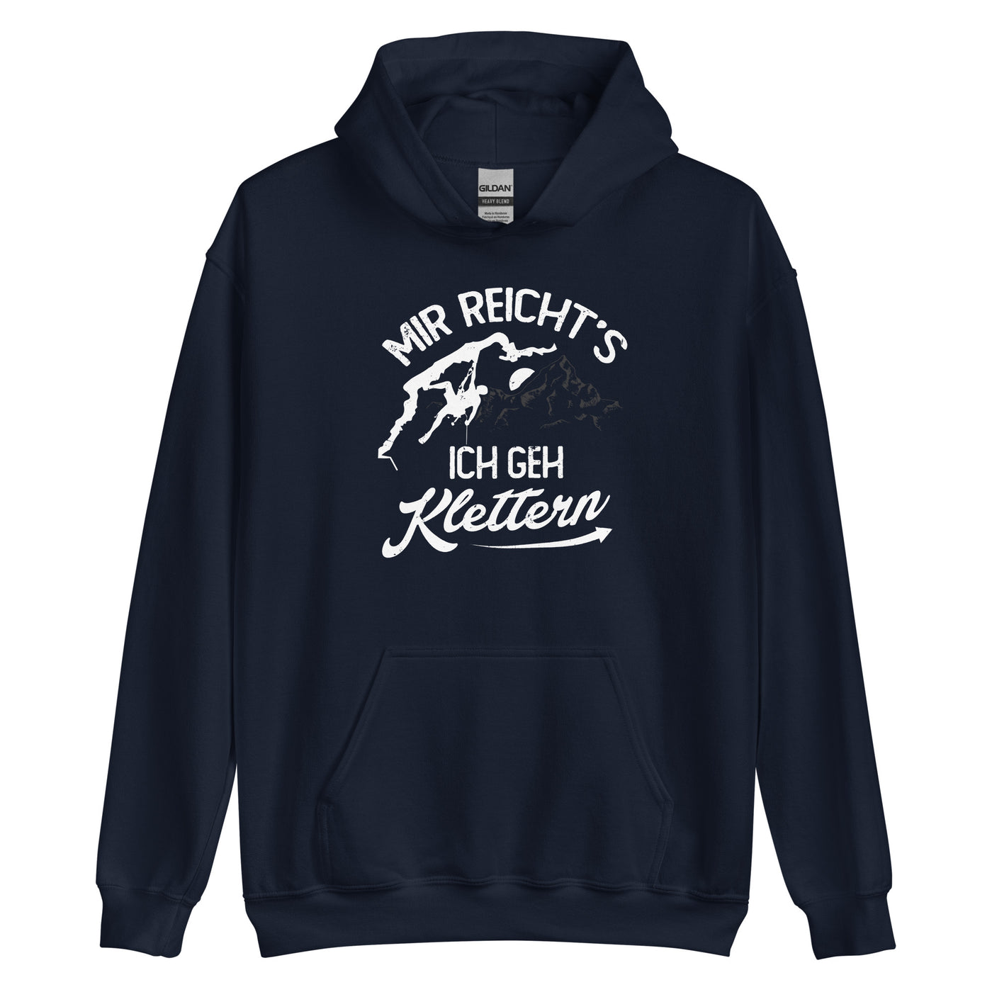 Mir reichts, ich geh Klettern - Unisex Hoodie klettern xxx yyy zzz Navy