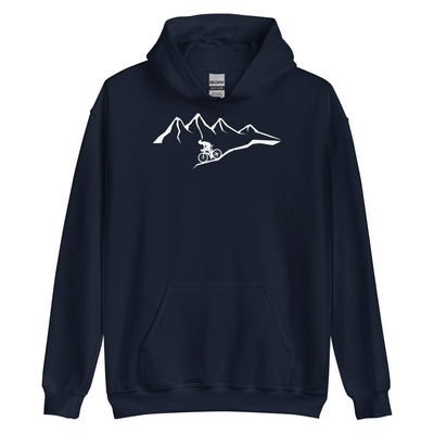 Berge - Radfahren - (14) - Unisex Hoodie fahrrad xxx yyy zzz Navy