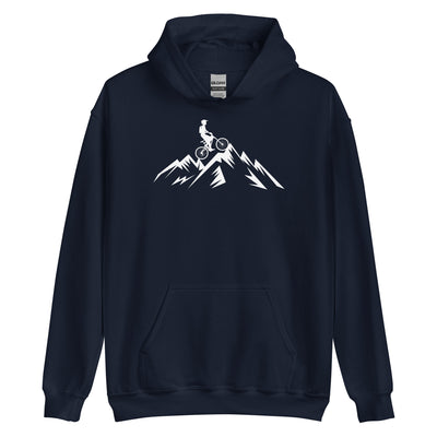 Berge - Radfahren - (18) - Unisex Hoodie fahrrad xxx yyy zzz Navy