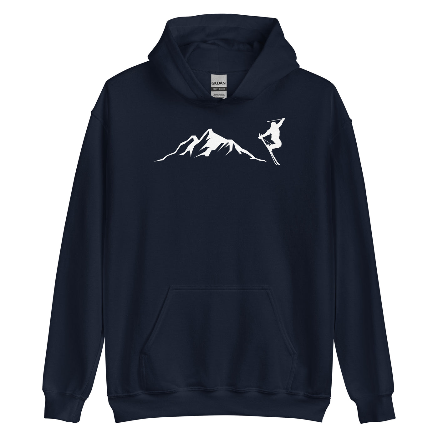 Berge - Skifahren - (14) - Unisex Hoodie klettern ski xxx yyy zzz Navy