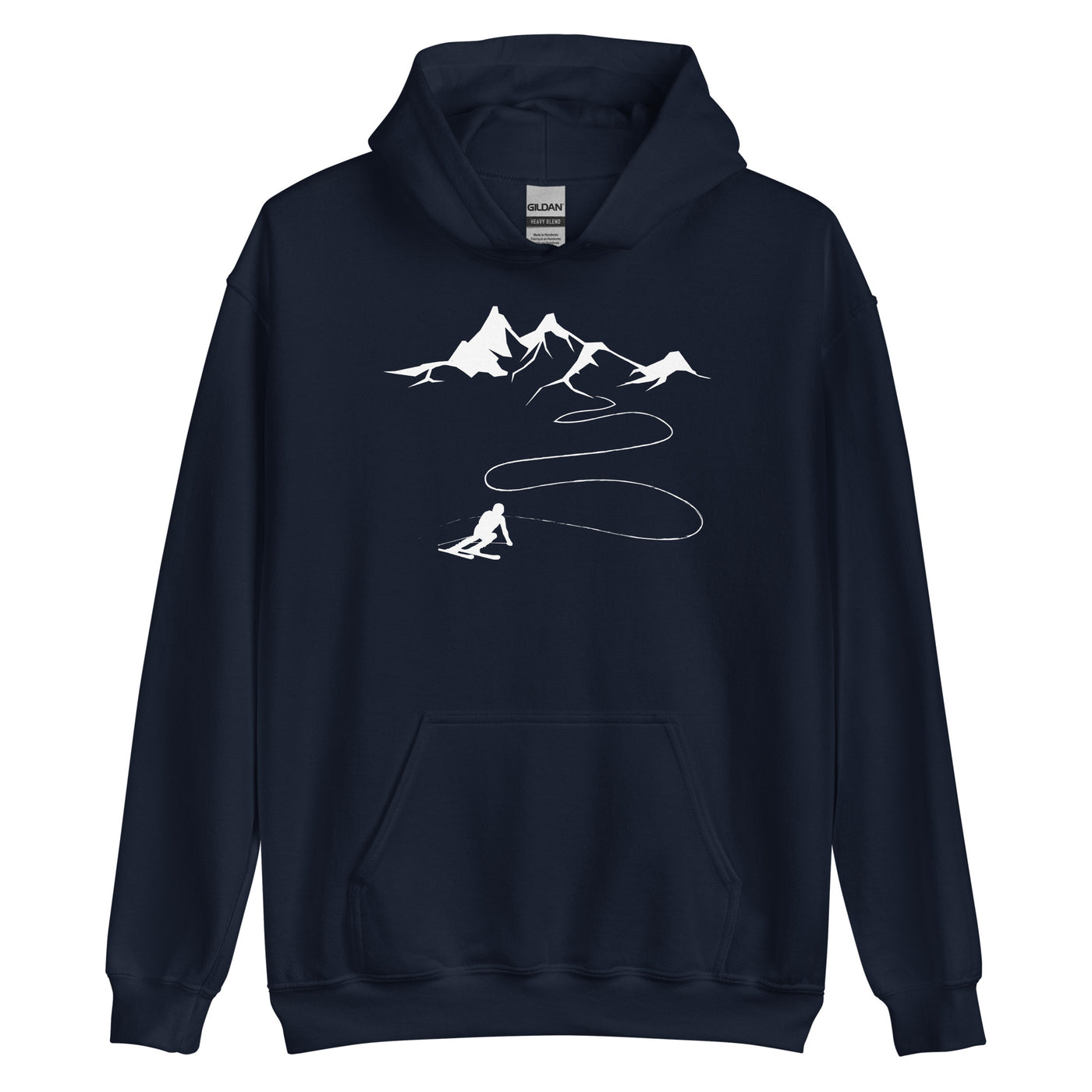 Berge - Skifahren - Unisex Hoodie klettern ski xxx yyy zzz Navy