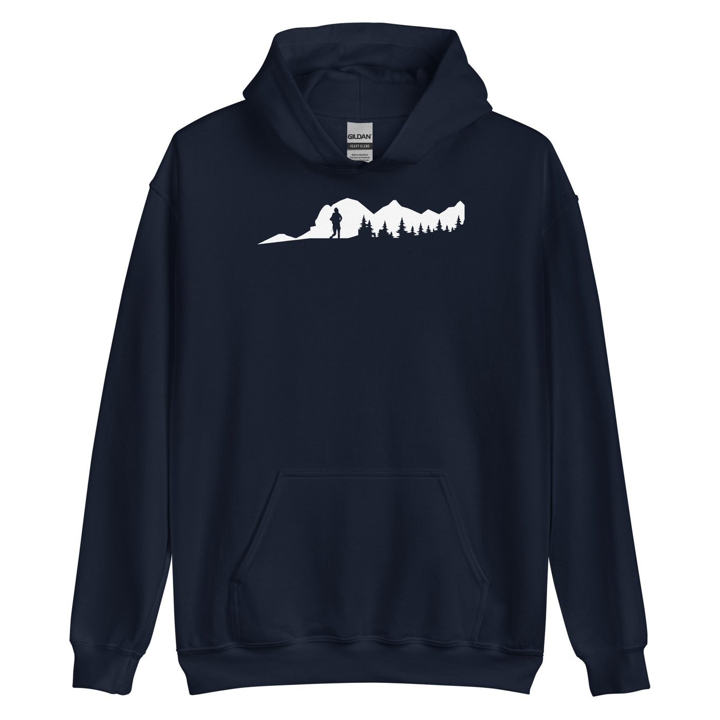 Berge - Bäume - Wandern - Unisex Hoodie wandern xxx yyy zzz Navy