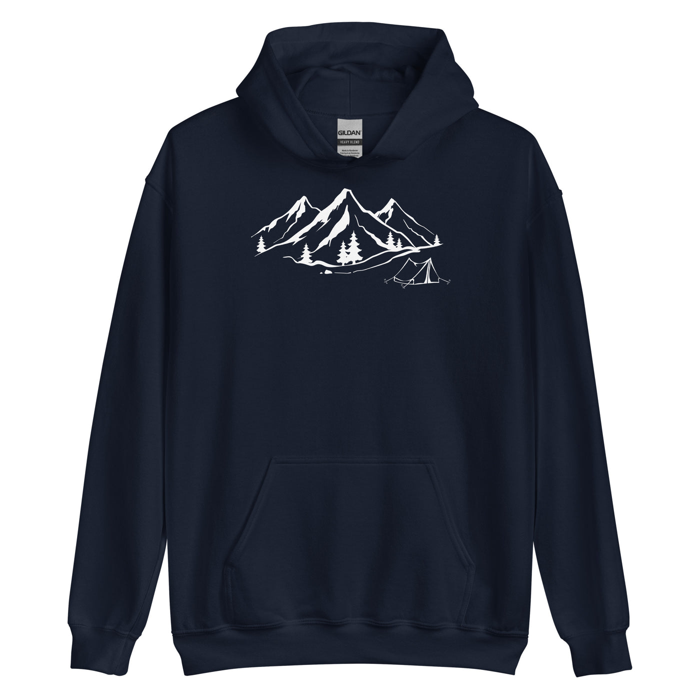 Berge 1 und Camping - Unisex Hoodie camping xxx yyy zzz Navy