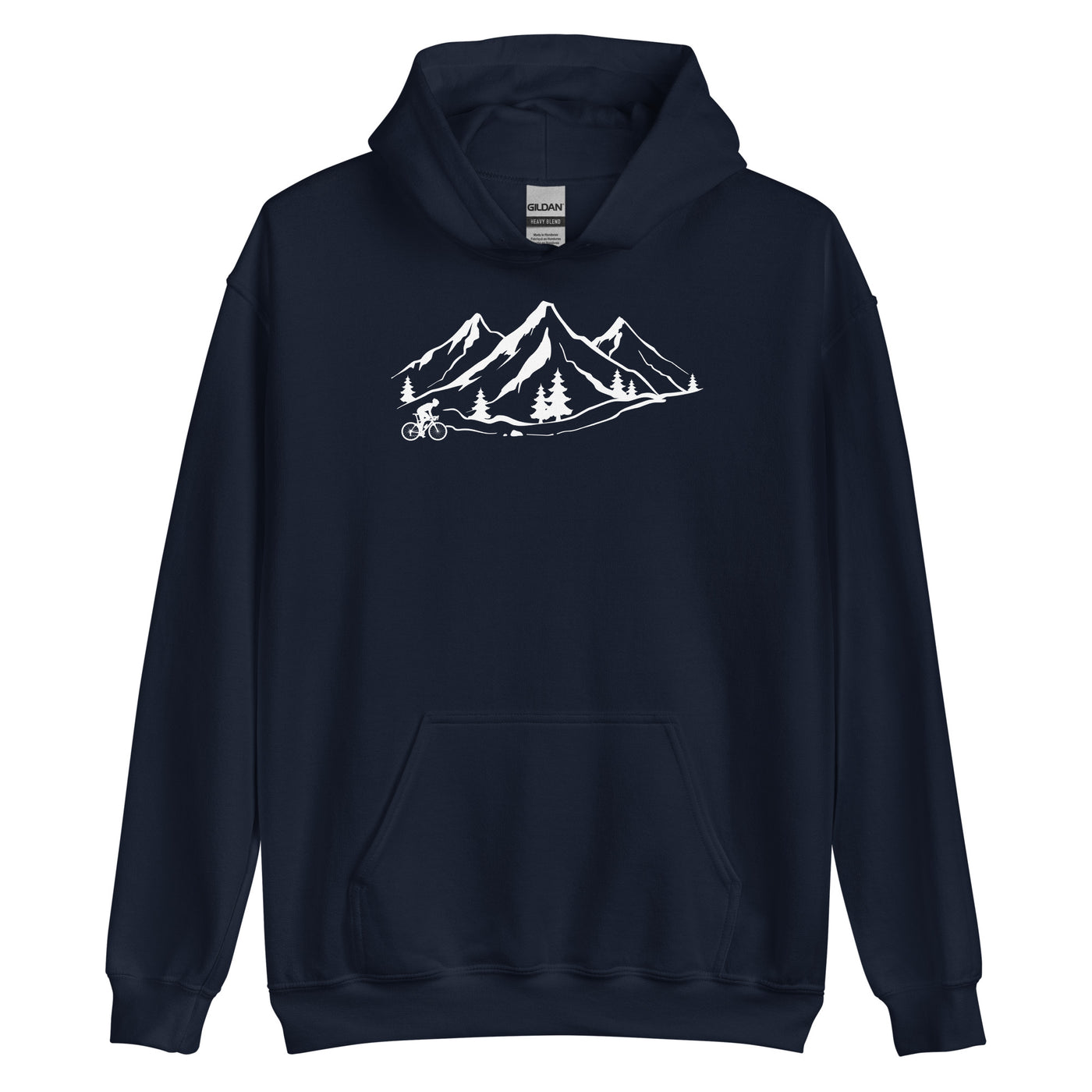 Berge 1 und Radfahren - Unisex Hoodie fahrrad xxx yyy zzz Navy