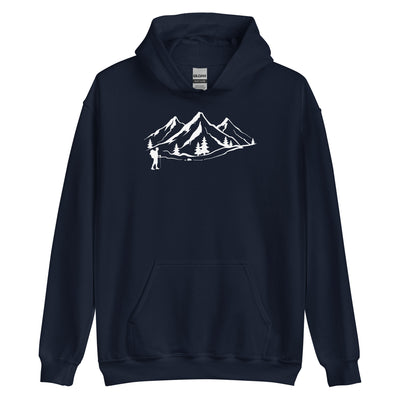 Berge 1 und Wandern - Unisex Hoodie wandern xxx yyy zzz Navy