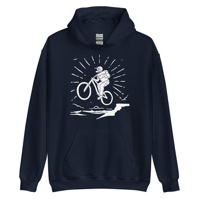 Mountainbiken - (M) - Unisex Hoodie xxx yyy zzz Navy