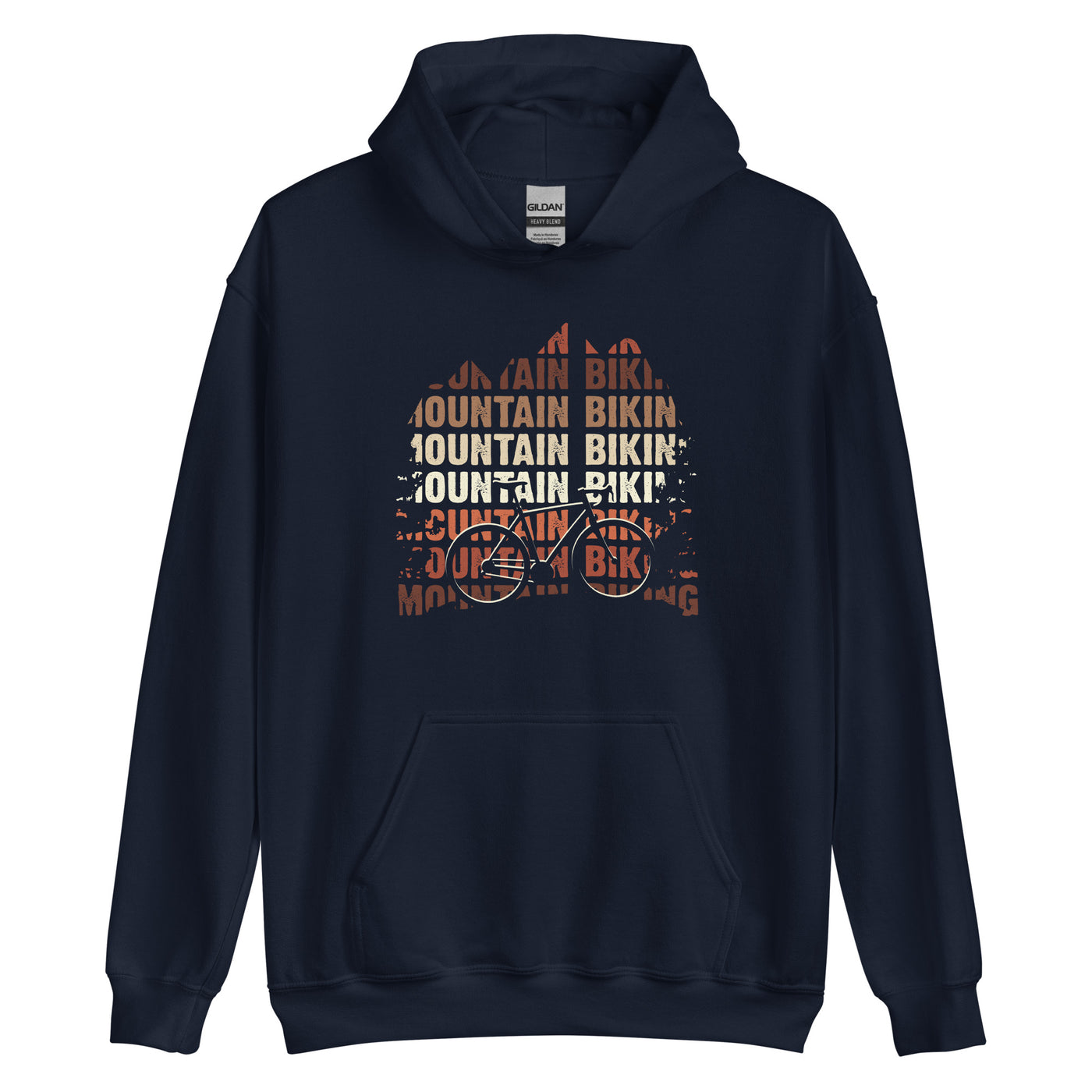 Mountainbiking - (M) - Unisex Hoodie xxx yyy zzz Navy