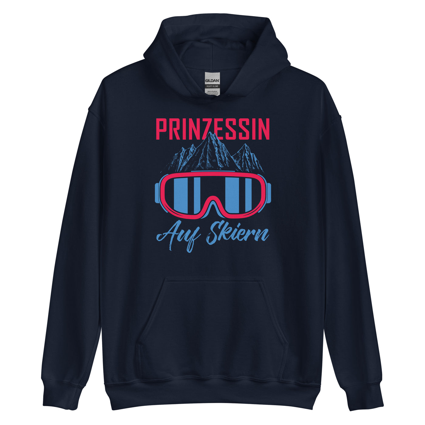 Prinzessin auf Skiern - (S.K) - Unisex Hoodie klettern xxx yyy zzz Navy