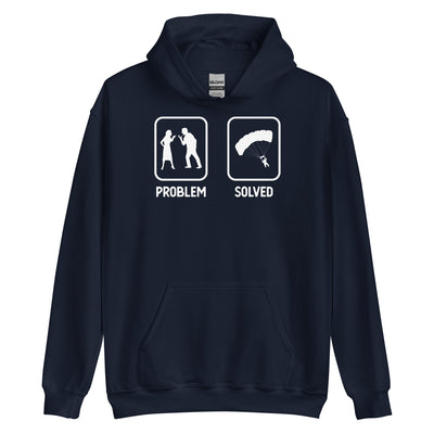 Problem Solved - Paragleiten - Unisex Hoodie berge xxx yyy zzz Navy