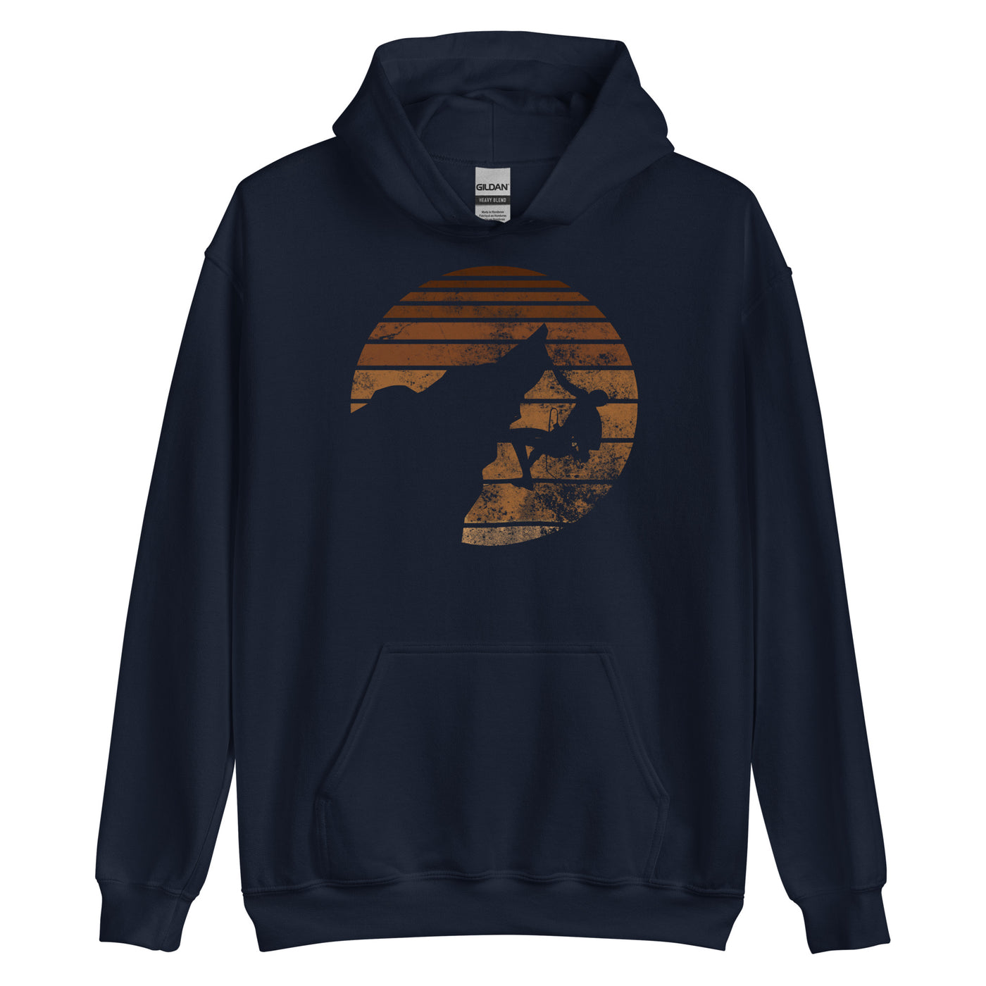 Retro - Klettern - Unisex Hoodie klettern xxx yyy zzz Navy