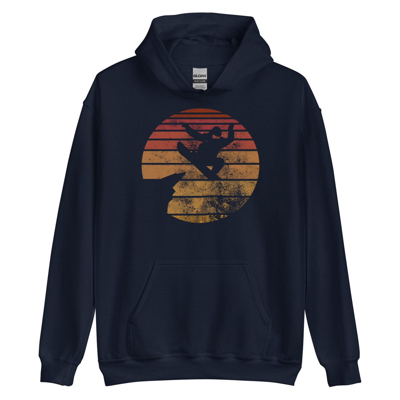 Retro - Snowboarding - Unisex Hoodie snowboarden xxx yyy zzz Navy