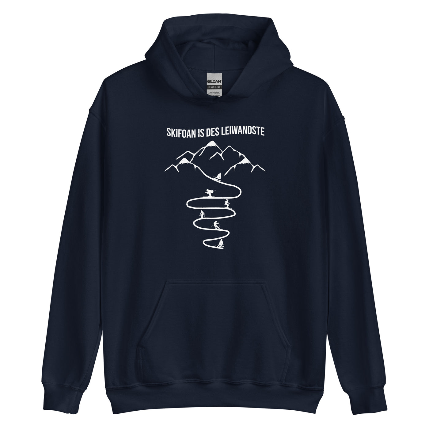 Skifoan is des leiwandste - Unisex Hoodie klettern ski xxx yyy zzz Navy