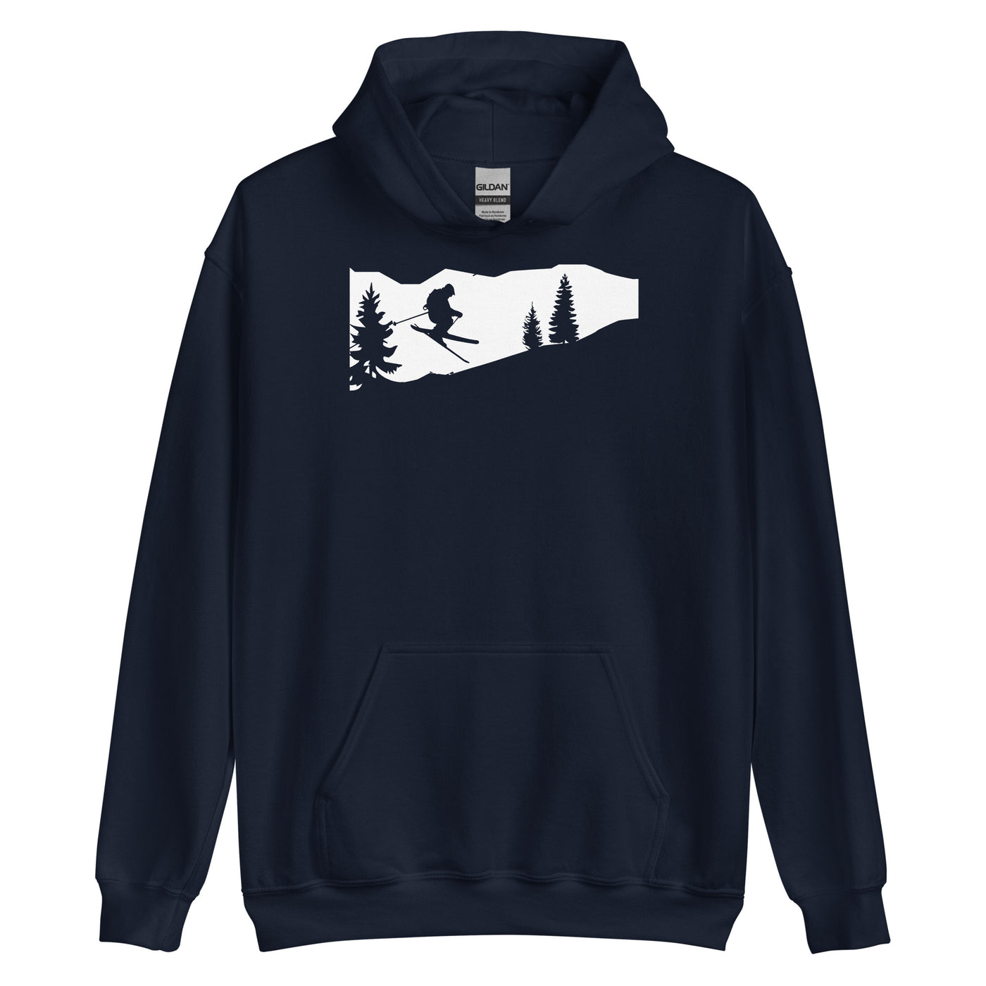 Skifahren - (51) - Unisex Hoodie klettern ski xxx yyy zzz Navy