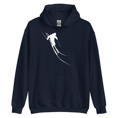 Skifahren - (52) - Unisex Hoodie klettern ski xxx yyy zzz Navy