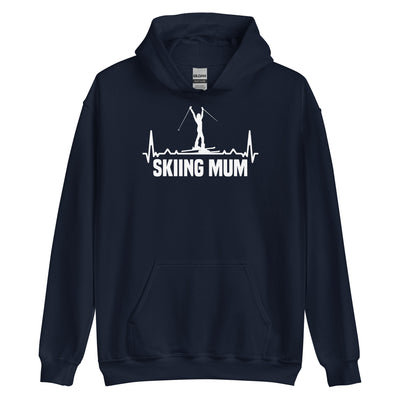 Skifahren Mum 1 - Unisex Hoodie klettern ski xxx yyy zzz Navy