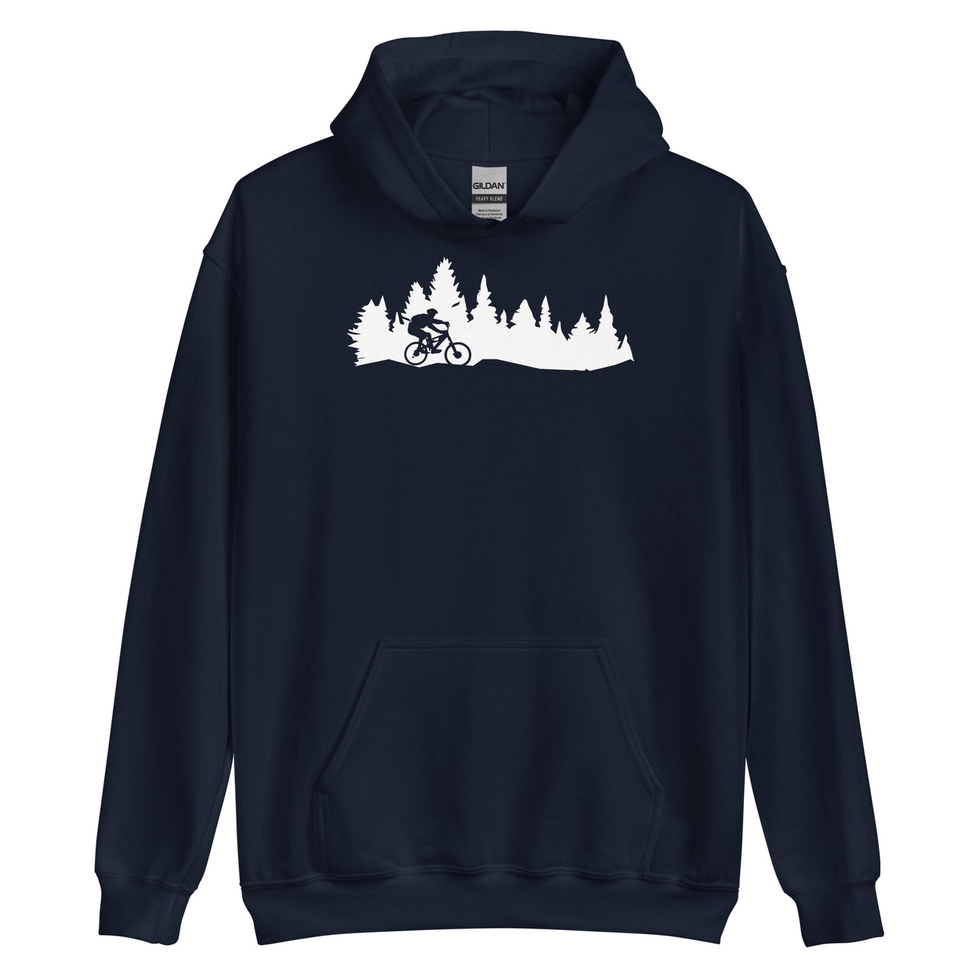 Bäume - Mountainbiking - (M) - Unisex Hoodie xxx yyy zzz Navy