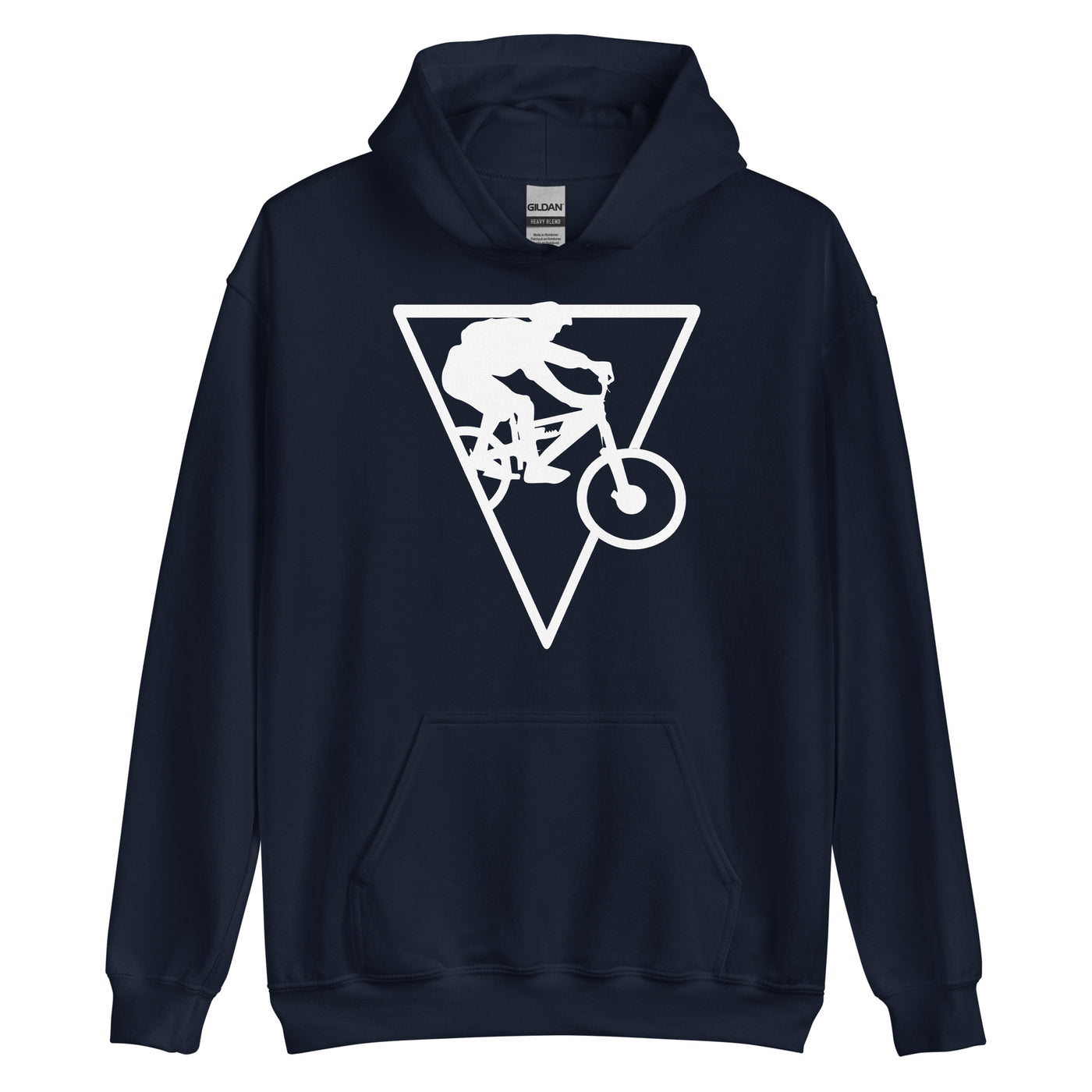 Dreieck - Radfahren - Unisex Hoodie fahrrad xxx yyy zzz Navy