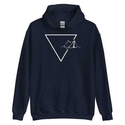 Dreieck 1 und Camping - Unisex Hoodie camping xxx yyy zzz Navy