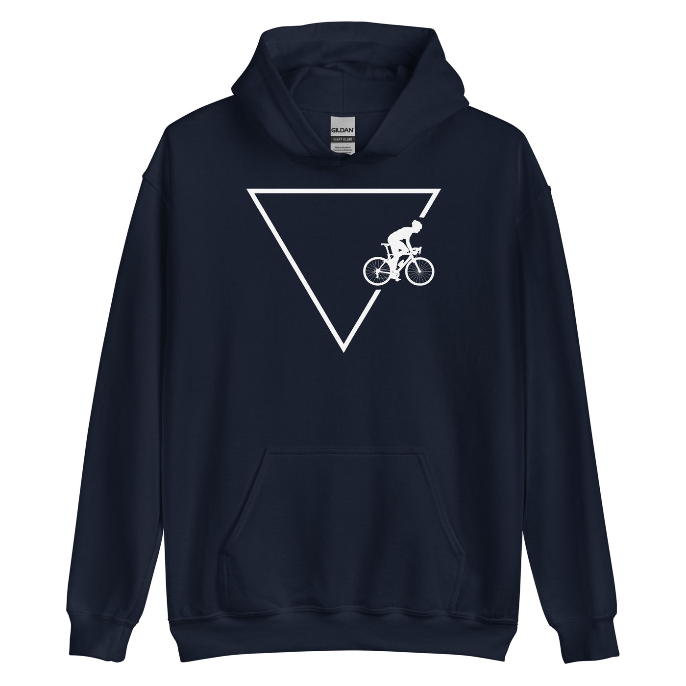 Dreieck 1 und Radfahren - Unisex Hoodie fahrrad xxx yyy zzz Navy